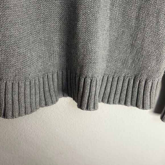 J Crew Always Roll Neck Vintage Classic Gray Women's M Casual Knit Sweater - Picture 6 of 9